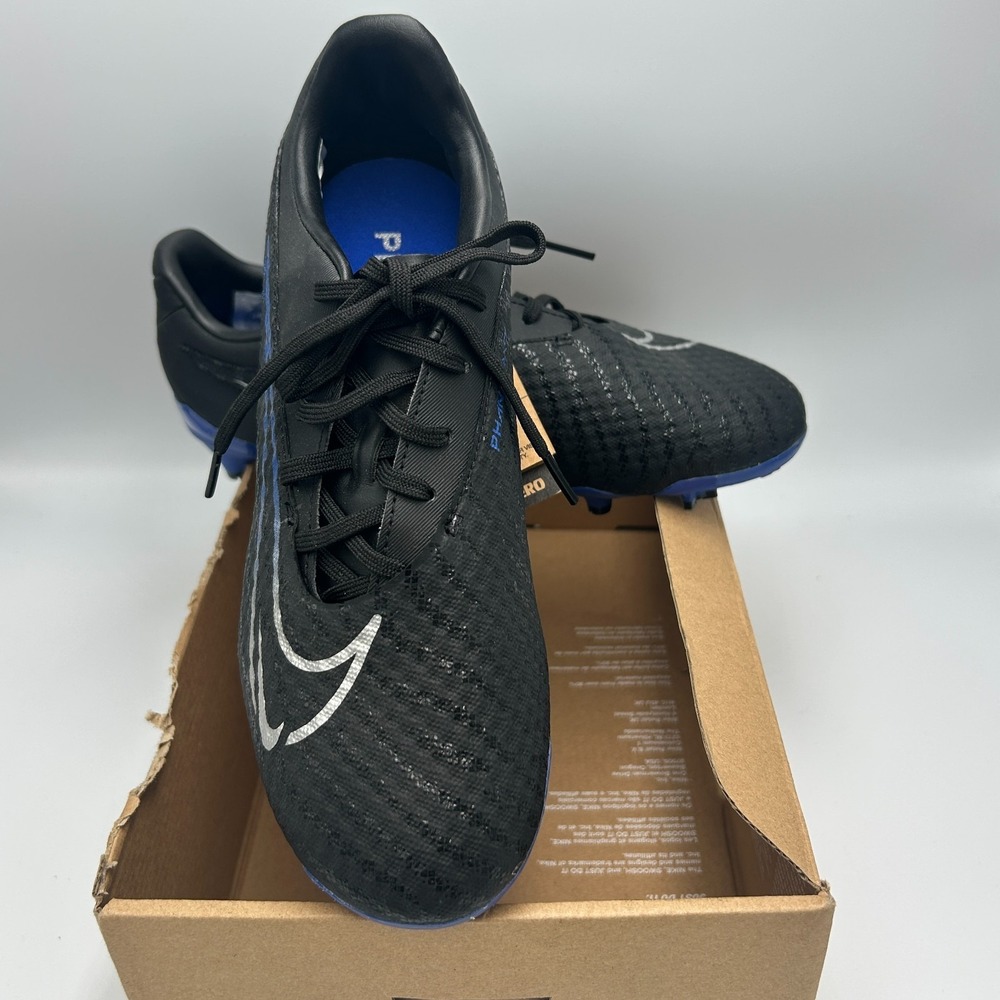 Nike Phantom GX Soccer Cleats DD9473-040 BlackChrome Hyper Royal SZ M 5/W 6.5 - Picture 7 of 13
